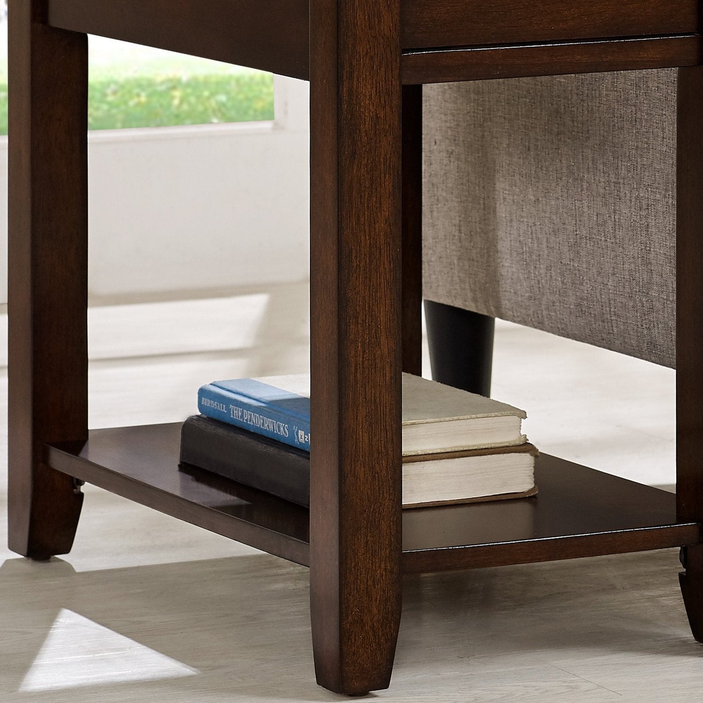 Expresso Chair Side End Table