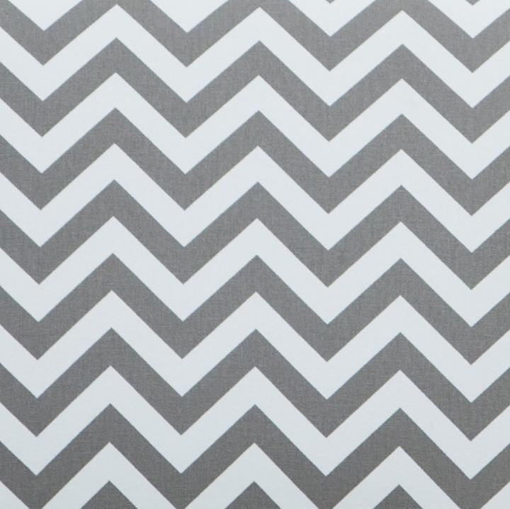 Botticelli Grey Wave Print Fabric Armless Contemporary Accent Chair