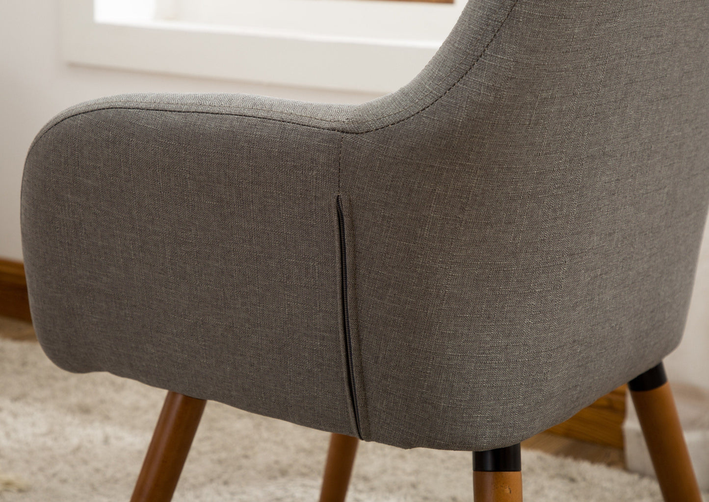 Roundhill Furniture Tuchico Contemporary Fabric Accent Chair