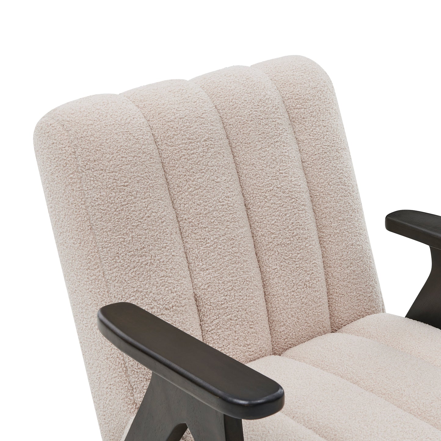 Roundhill Furniture Rella Modern Accent Chair with Espresso Wood Frame