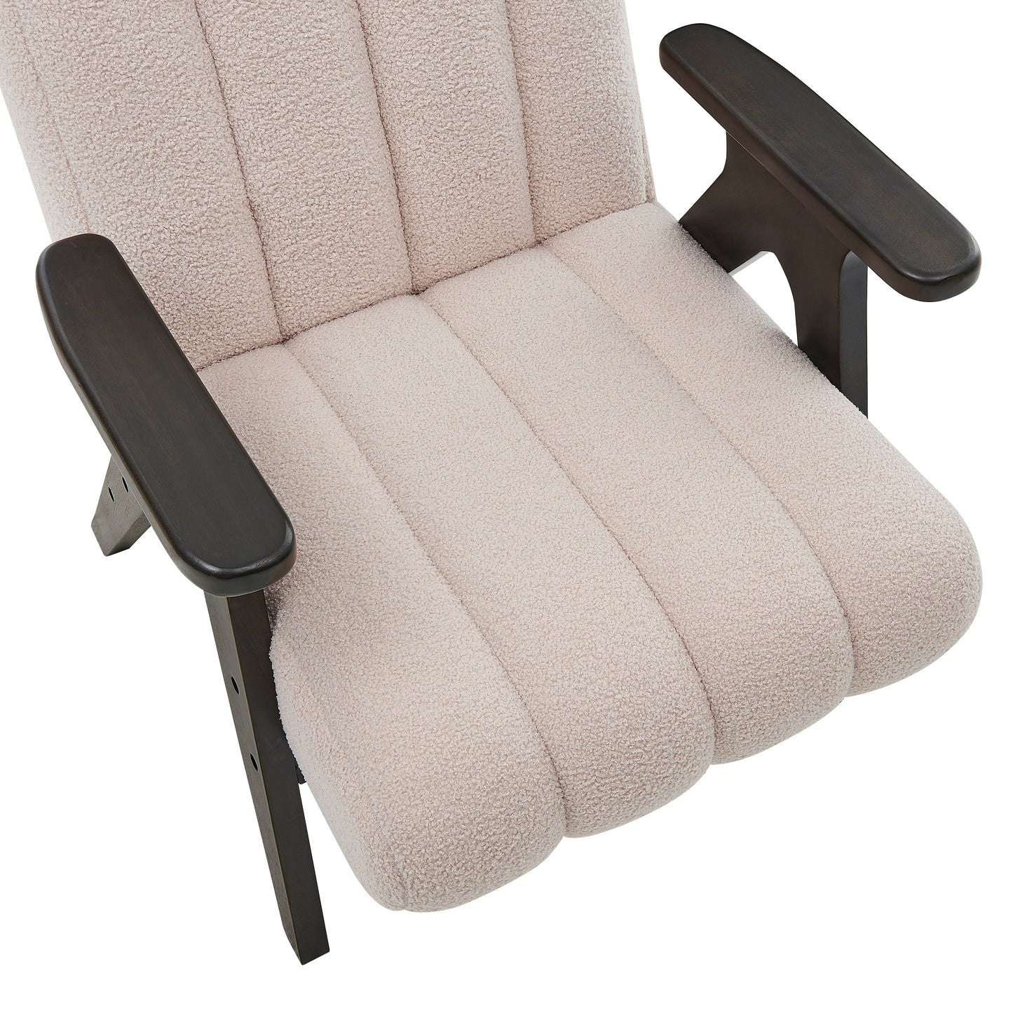 Roundhill Furniture Rella Modern Accent Chair with Espresso Wood Frame