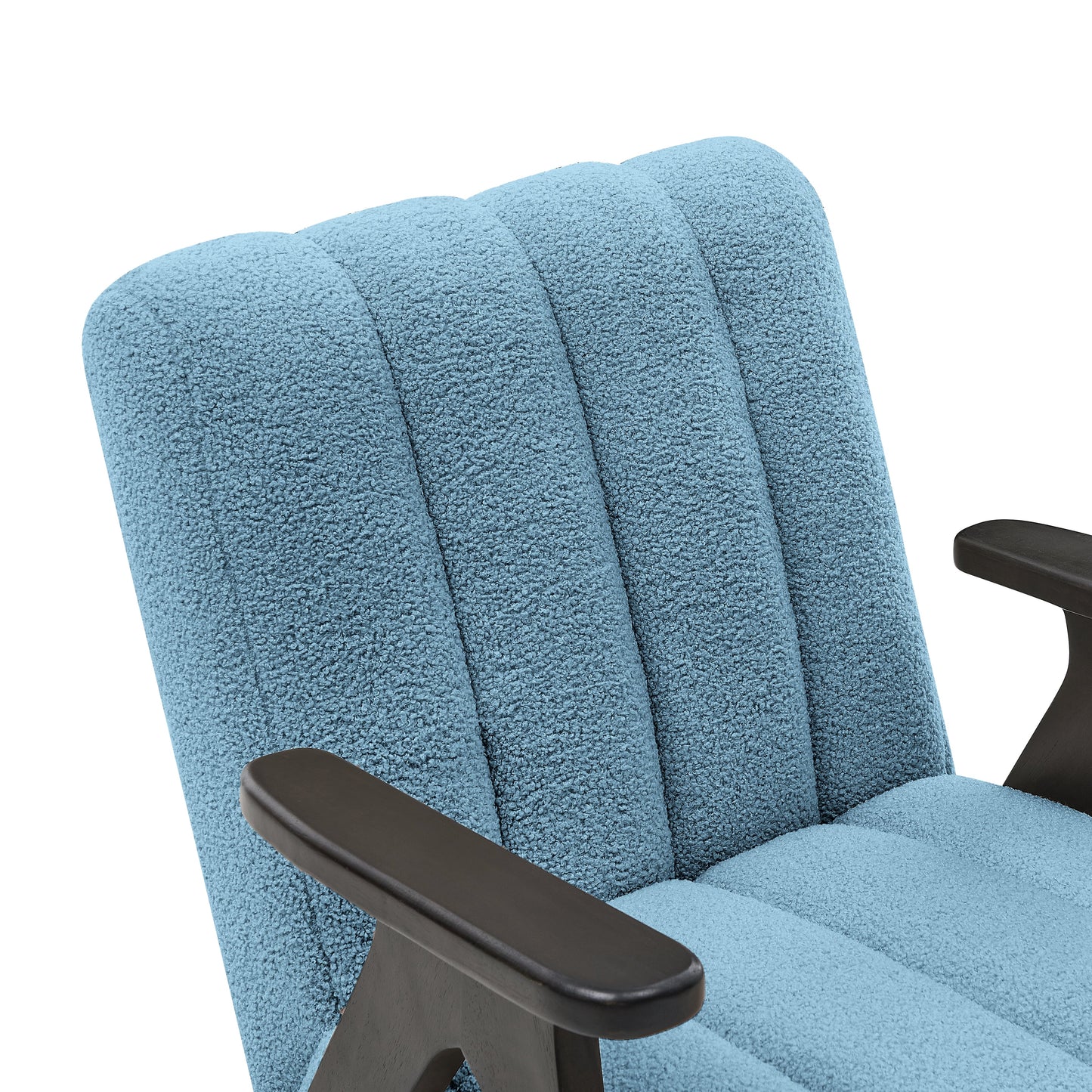Roundhill Furniture Rella Modern Accent Chair with Espresso Wood Frame
