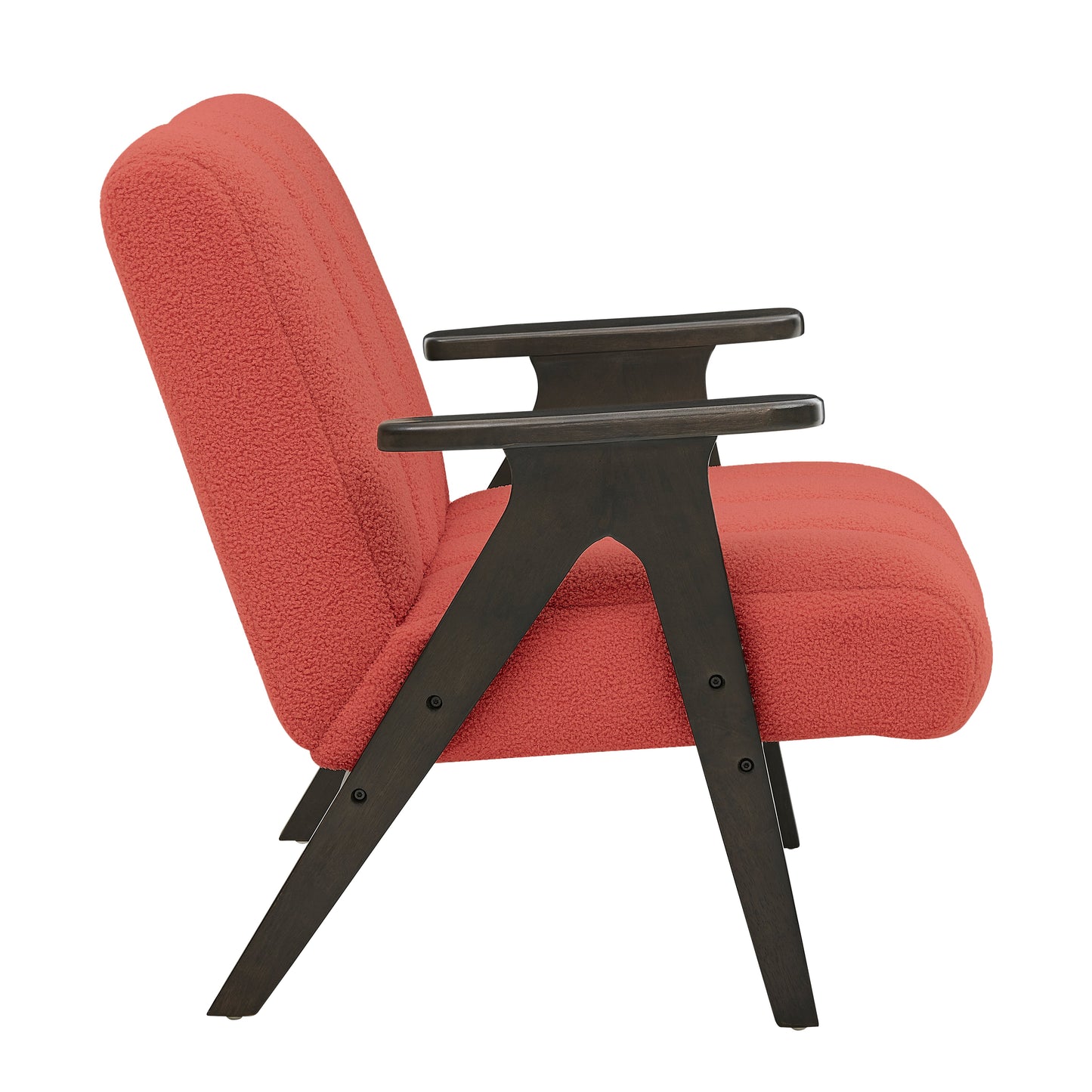 Roundhill Furniture Rella Modern Accent Chair with Espresso Wood Frame