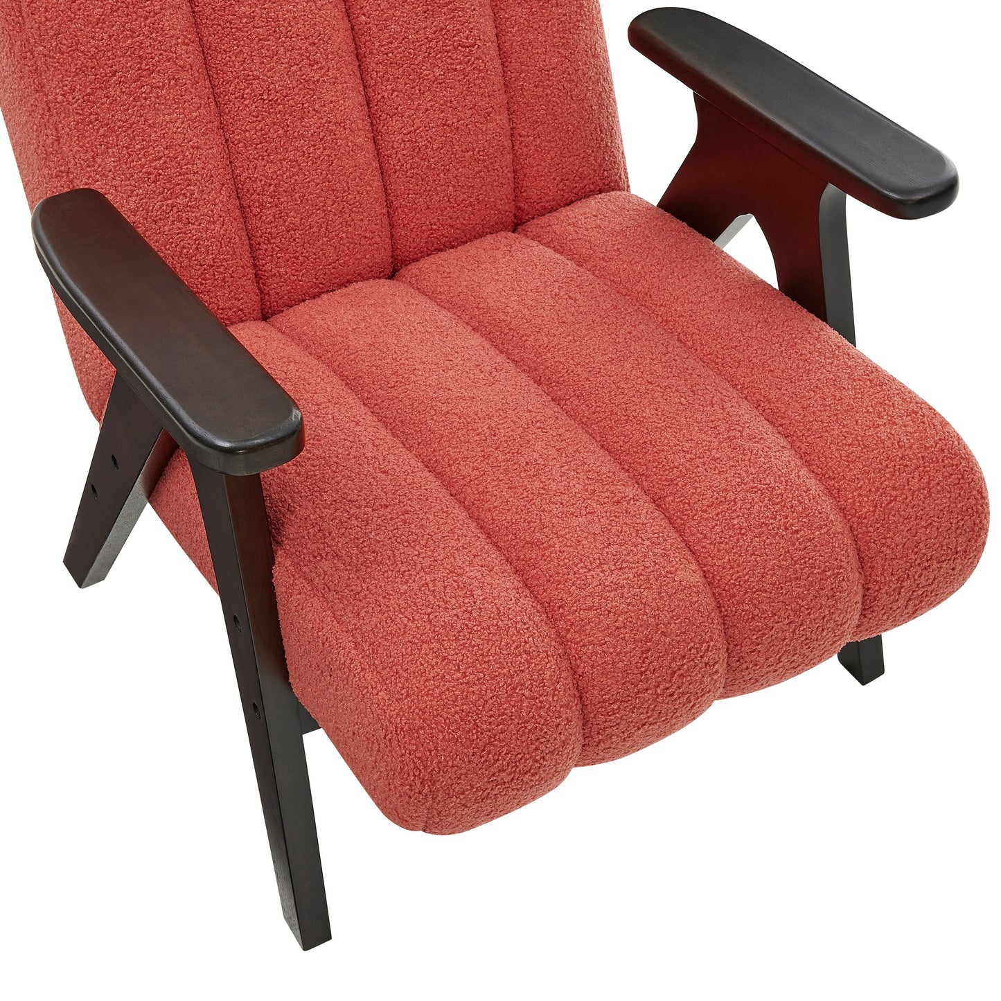 Roundhill Furniture Rella Modern Accent Chair with Espresso Wood Frame