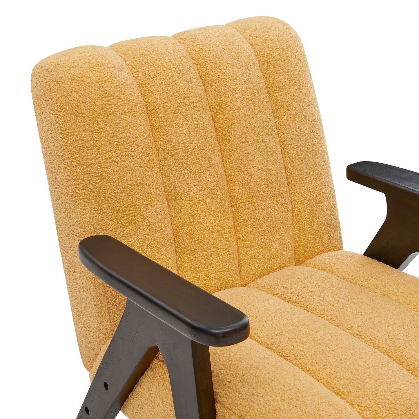 Roundhill Furniture Rella Modern Accent Chair with Espresso Wood Frame