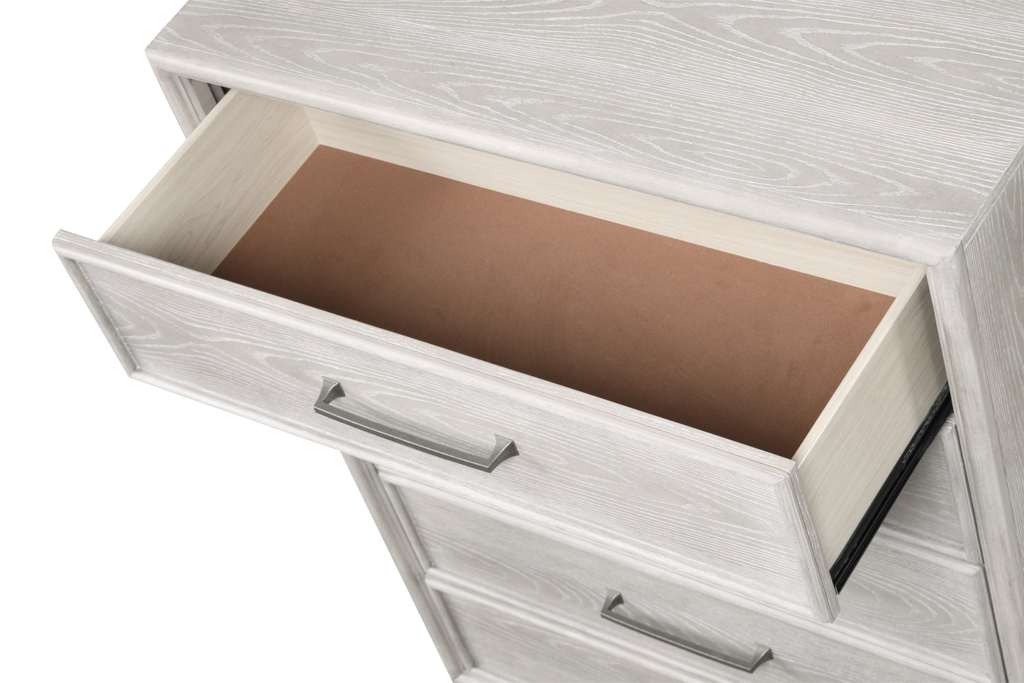 Roundhill Furniture Seluna Contemporary Bedroom Collection with Touch LED Lighting, Gray Oak Finish