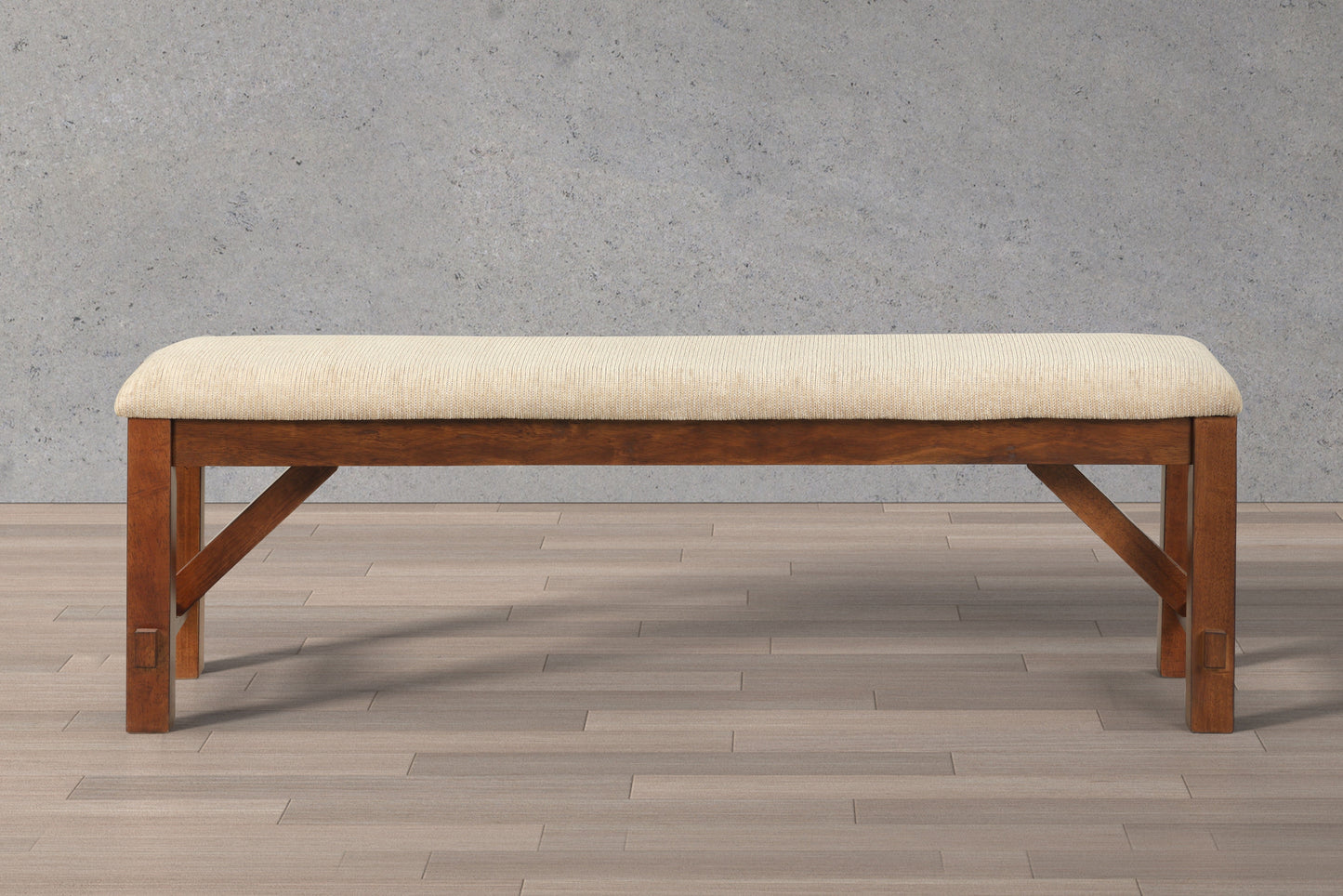Roundhill Furniture Karven Solid Wood Dining Bench