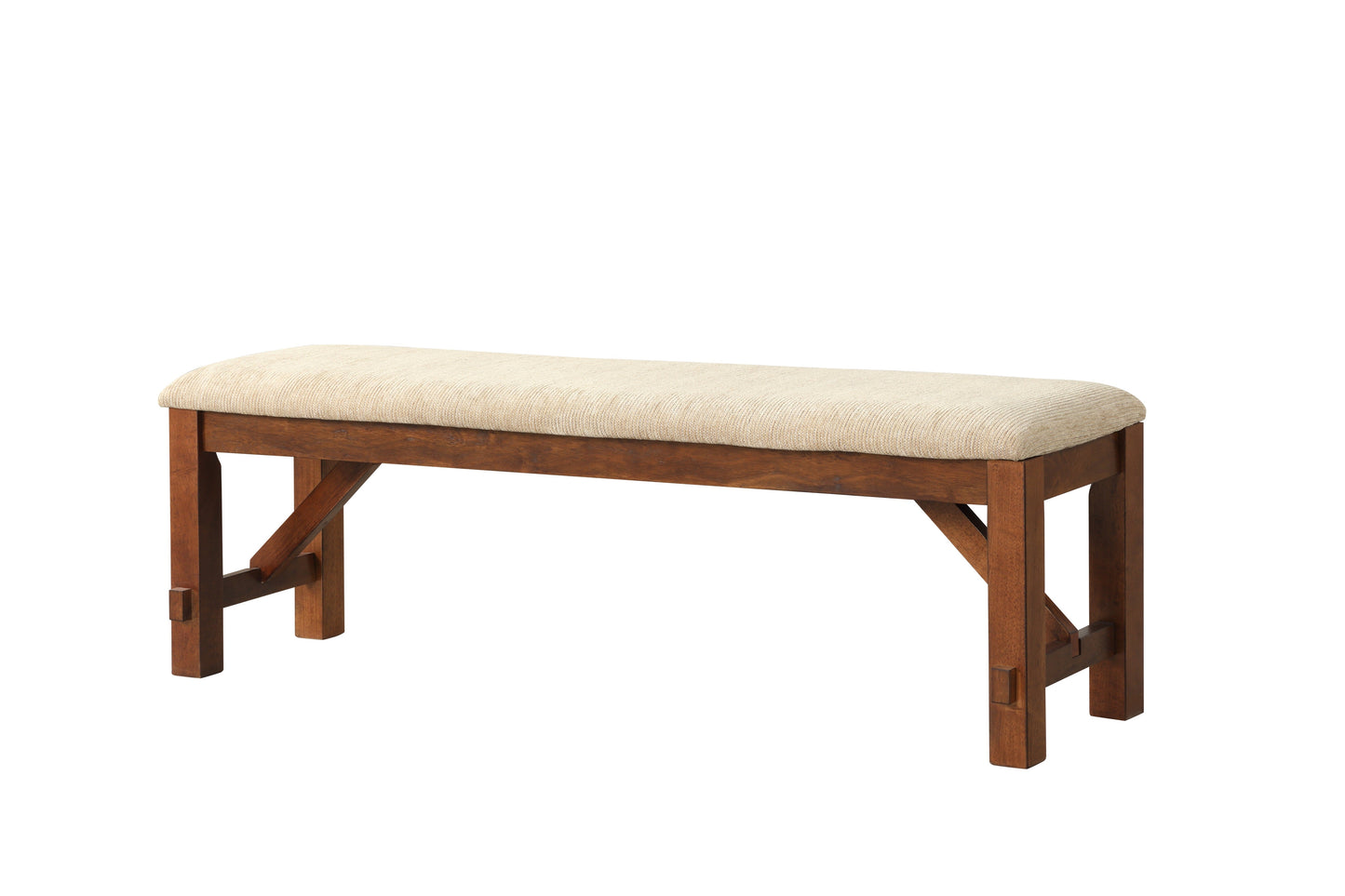 Roundhill Furniture Karven Solid Wood Dining Bench