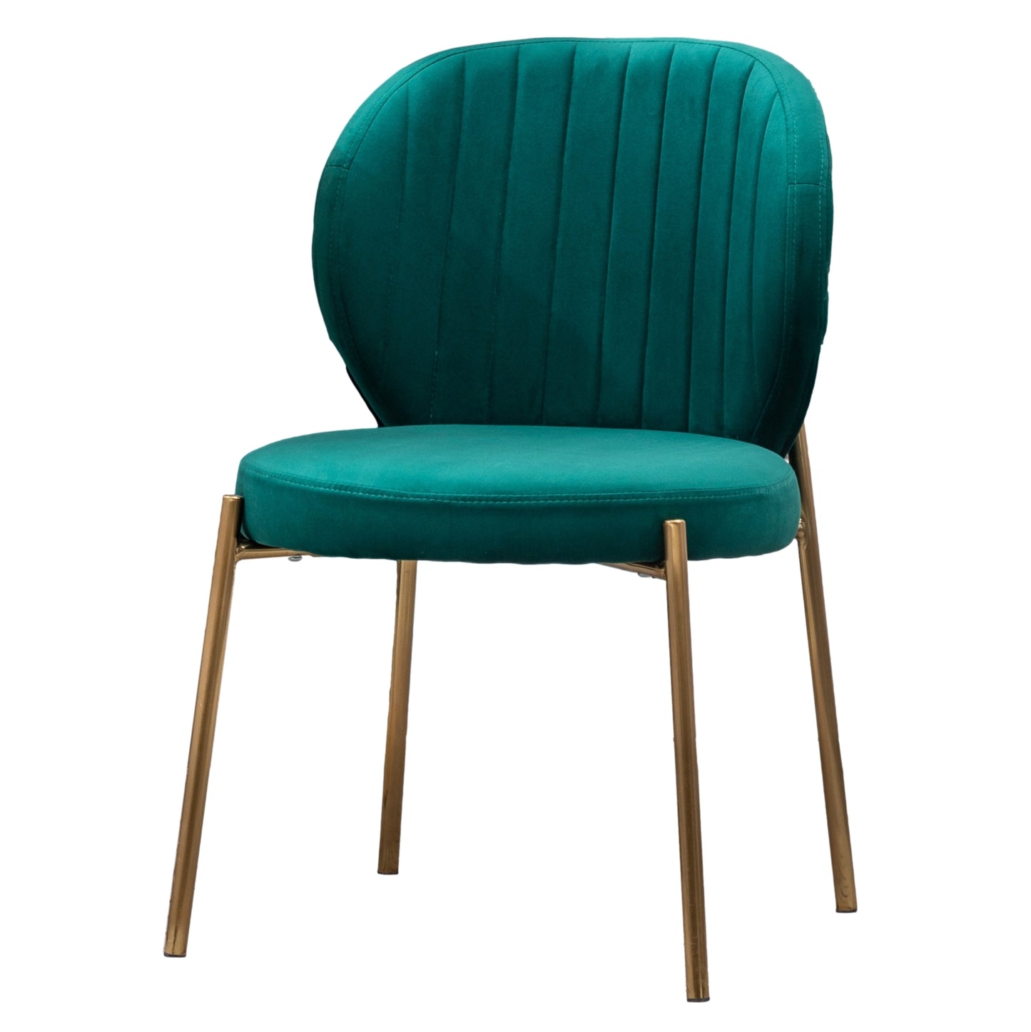 Roundhill Furniture Amoa Contemporary Velvet Upholstery Dining Chair, Green