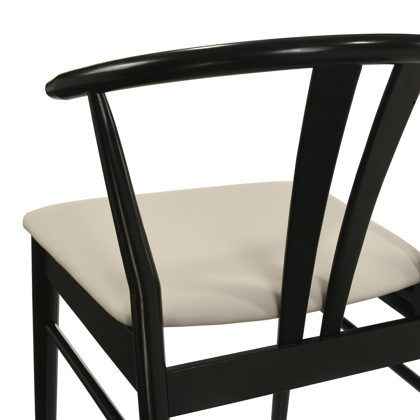 Roundhill Furniture Lavin Wishbone Dining Chairs, Set of 2