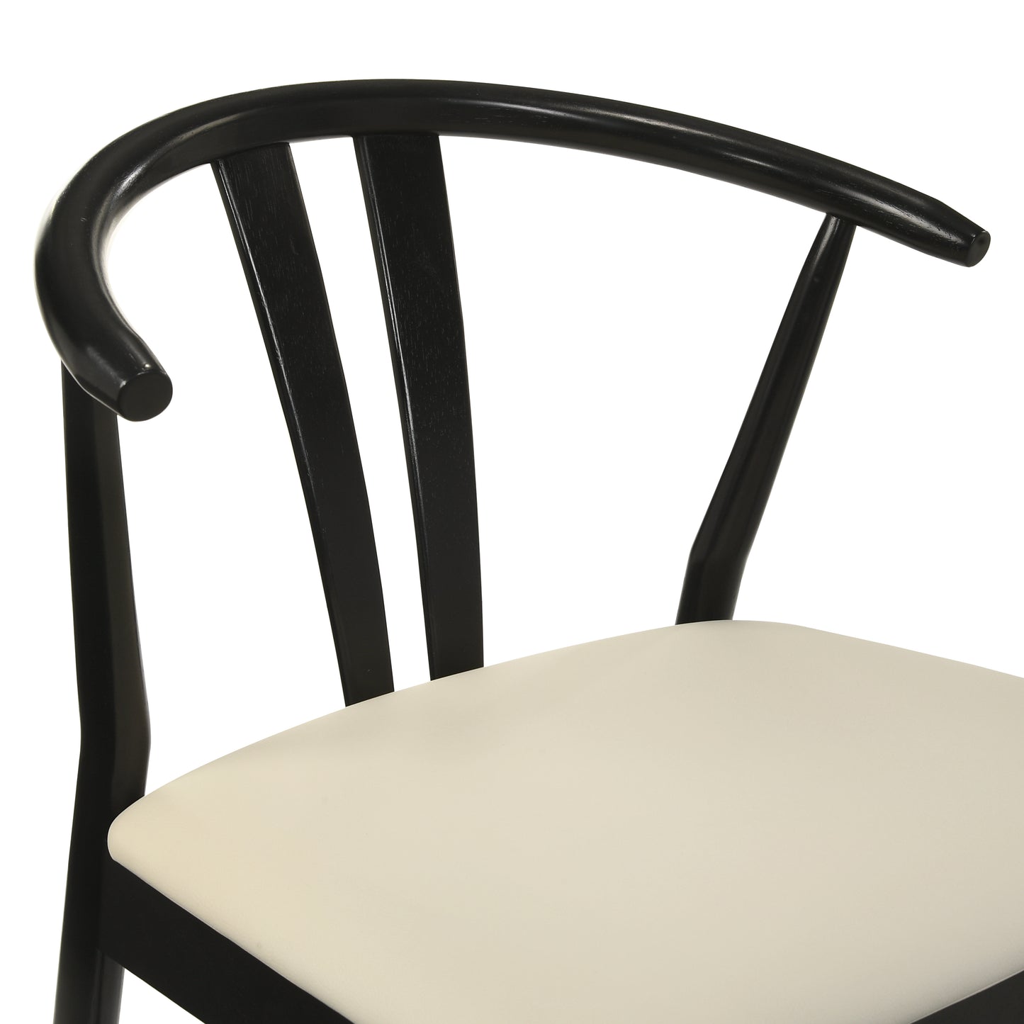 Roundhill Furniture Lavin Wishbone Dining Chairs, Set of 2
