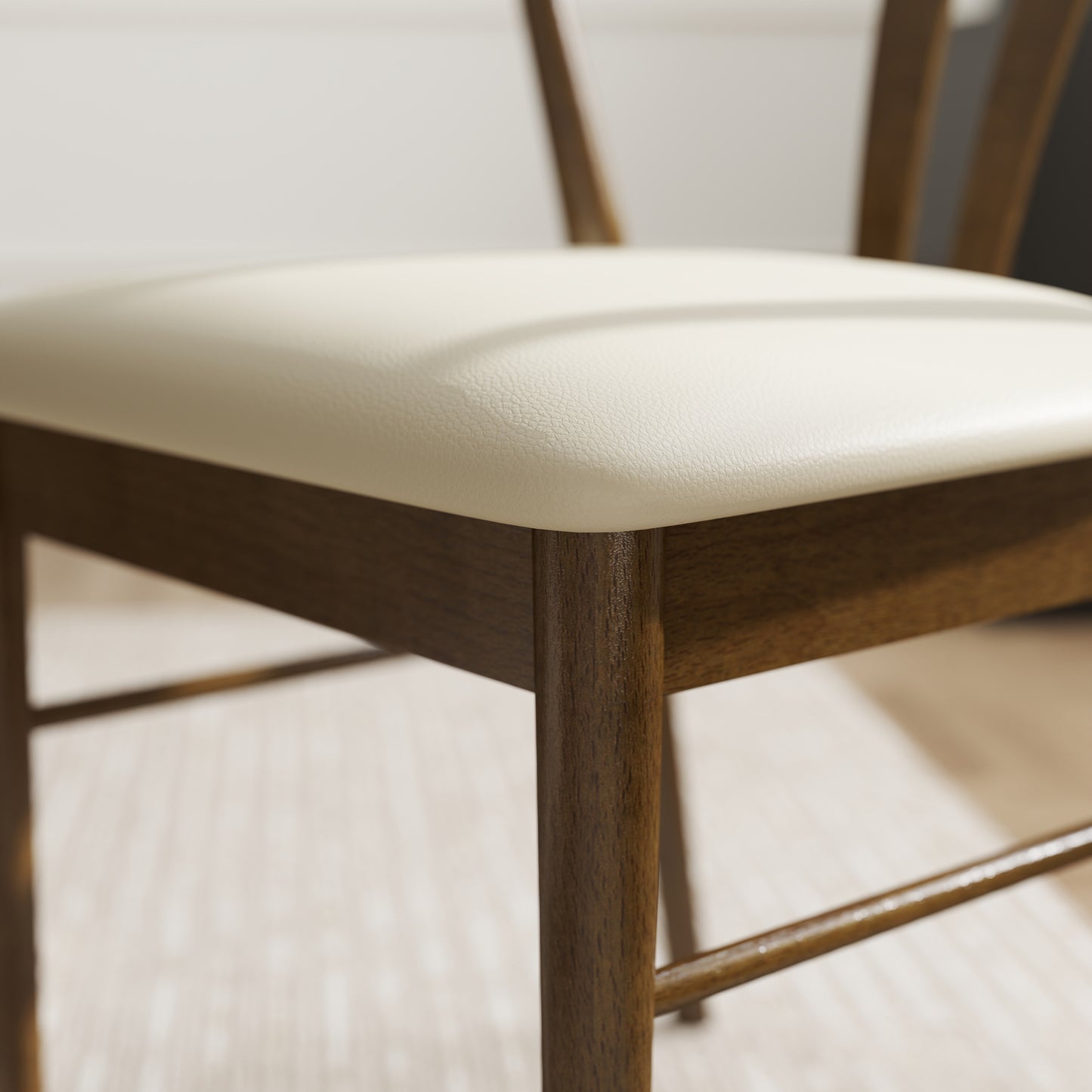 Roundhill Furniture Lavin Wishbone Dining Chairs, Set of 2