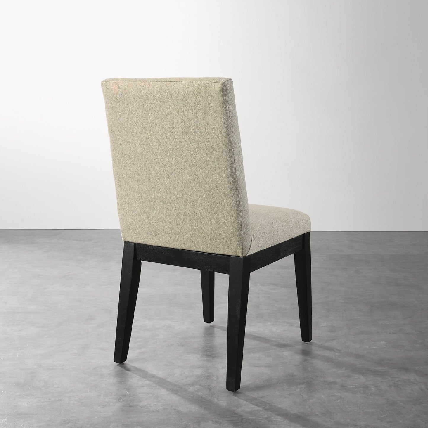 Roundhill Furniture Rocco Contemporary Solid Wood Dining Chairs, Beige, Set of 2