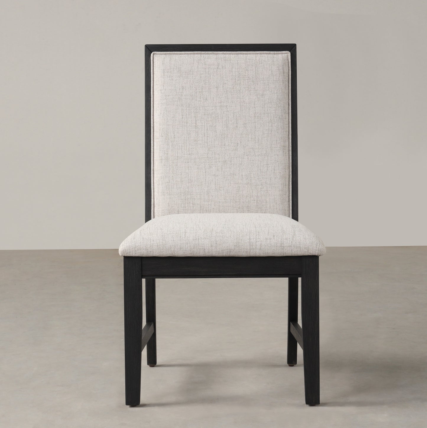 Roundhill Furniture Gates Contemporary Upholstered Dining Chairs, Gray, Set of 2