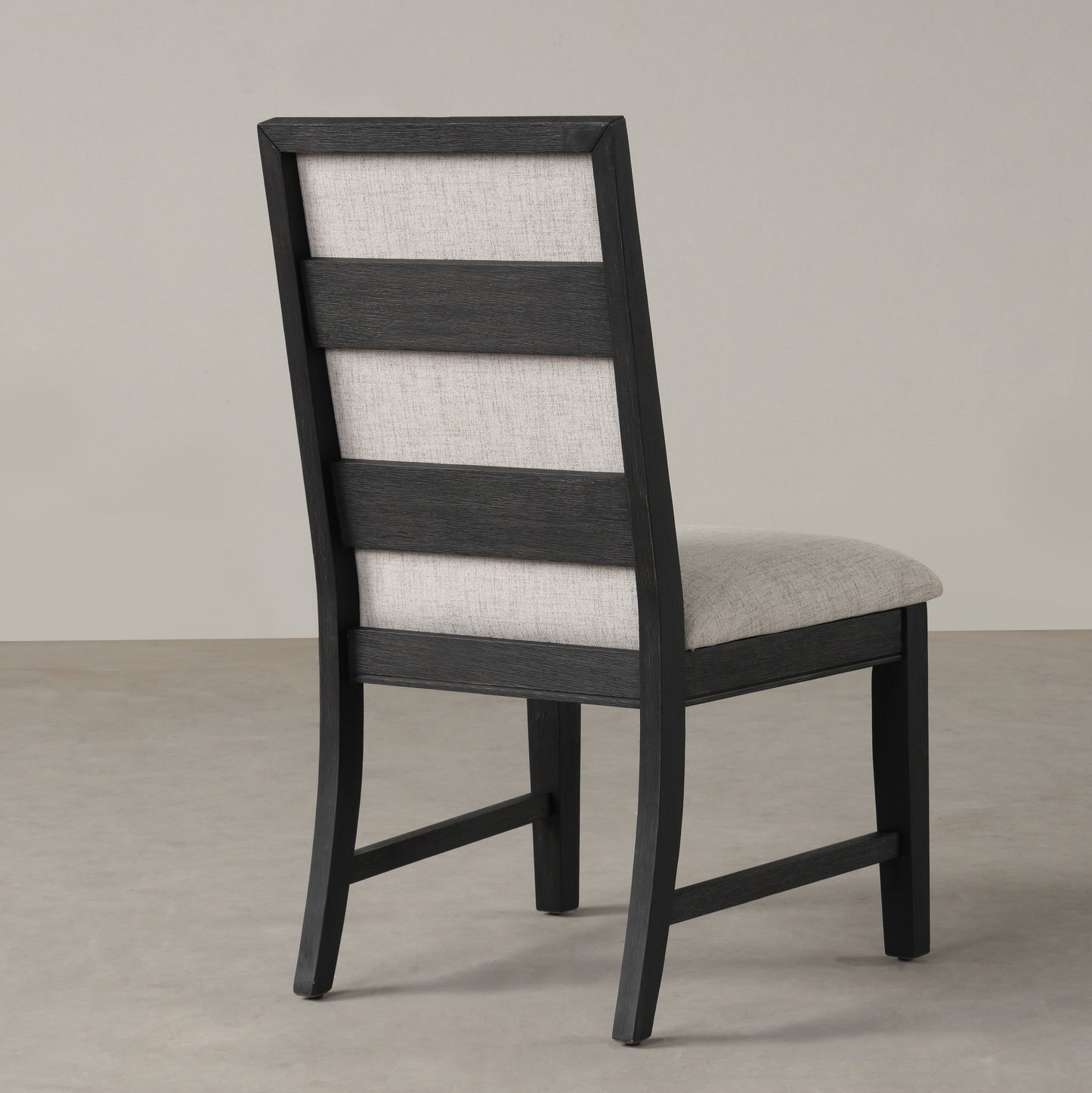 Roundhill Furniture Gates Contemporary Upholstered Dining Chairs, Gray, Set of 2