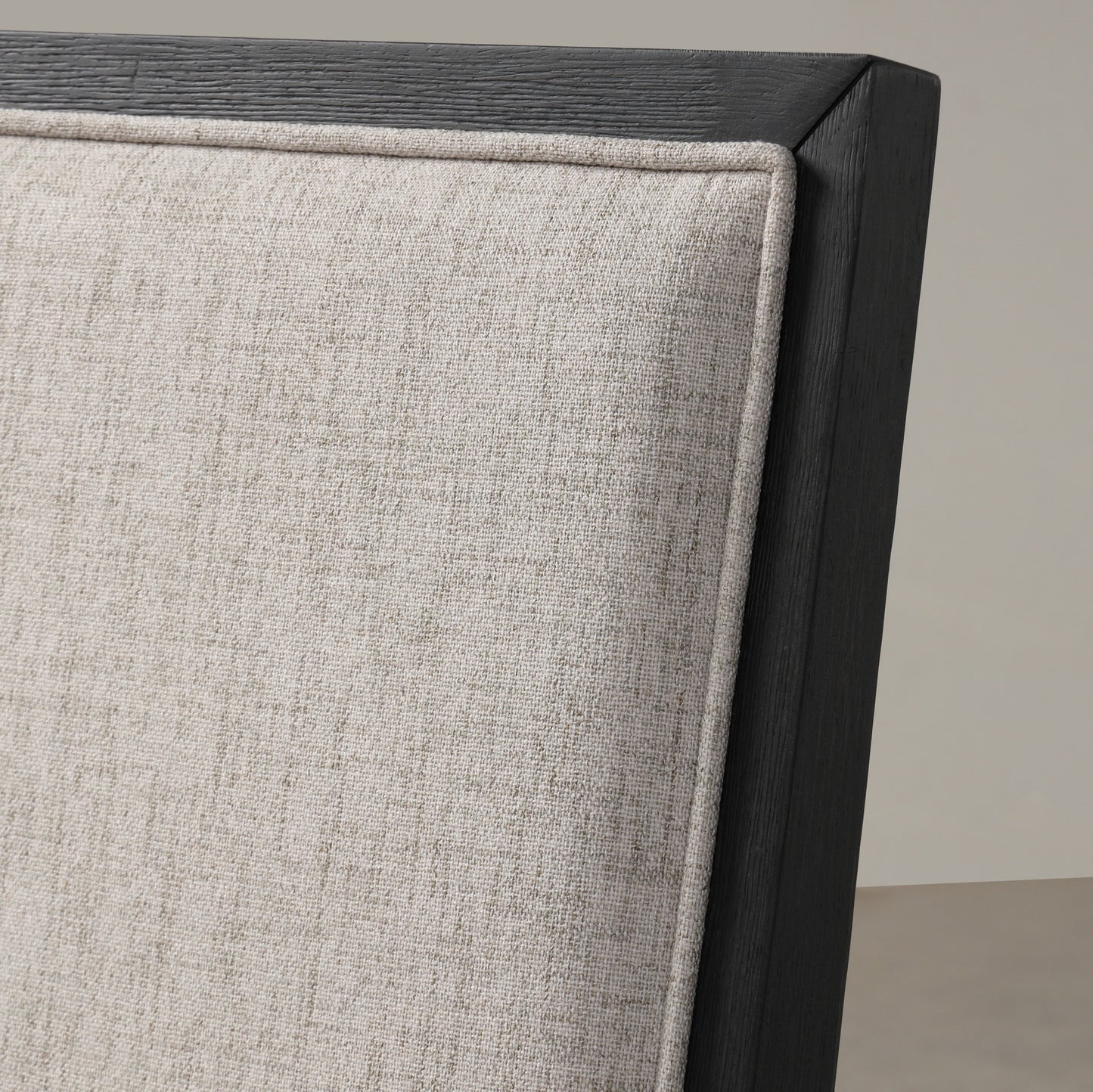 Roundhill Furniture Gates Contemporary Upholstered Dining Chairs, Gray, Set of 2
