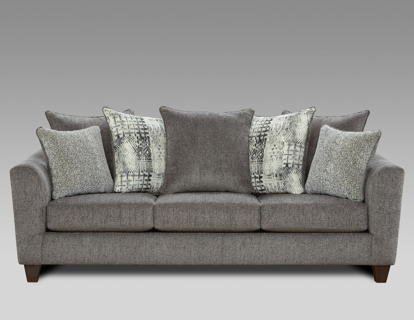 Davoz Upholstered Stationary Sofa, Tori Slate
