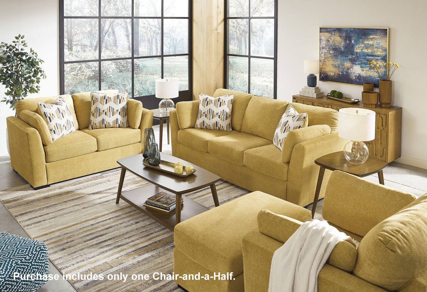 Clareen Upholstered Chair-and-a-Half, Cutler Chair
