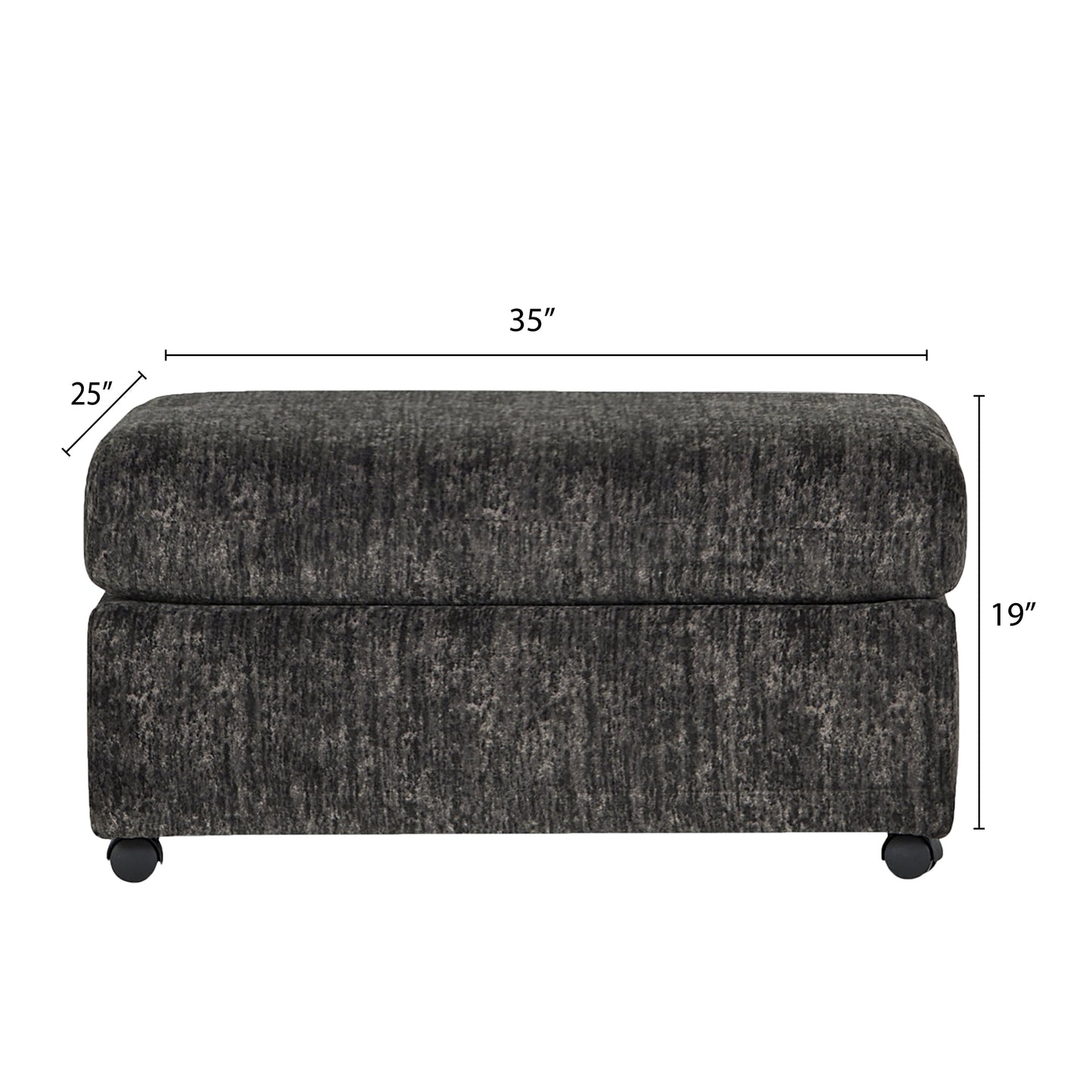 Roundhill Furniture Nason Wide Wale Corduroy Cuddle Chair and Ottoman Set
