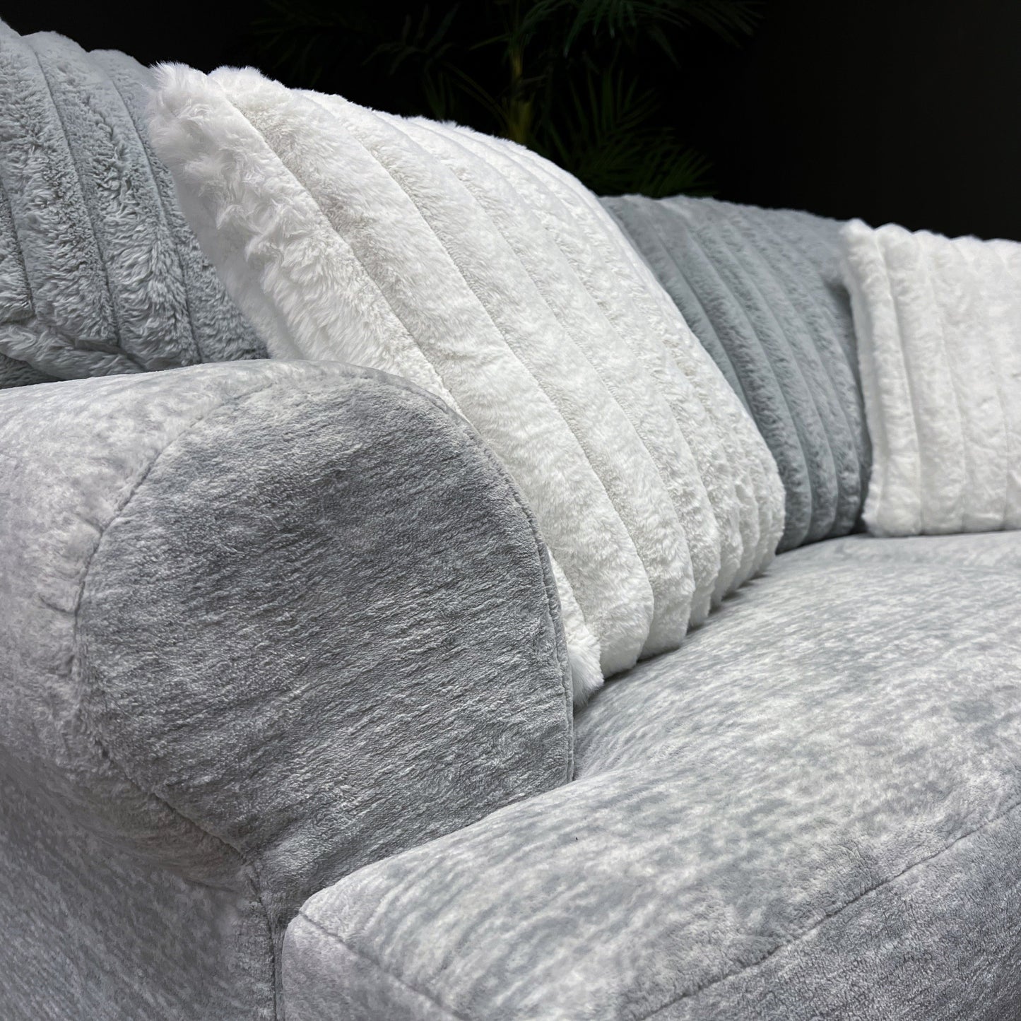 Oasis Living Room Collection, Sofa and Loveseat, Galactic Oyster