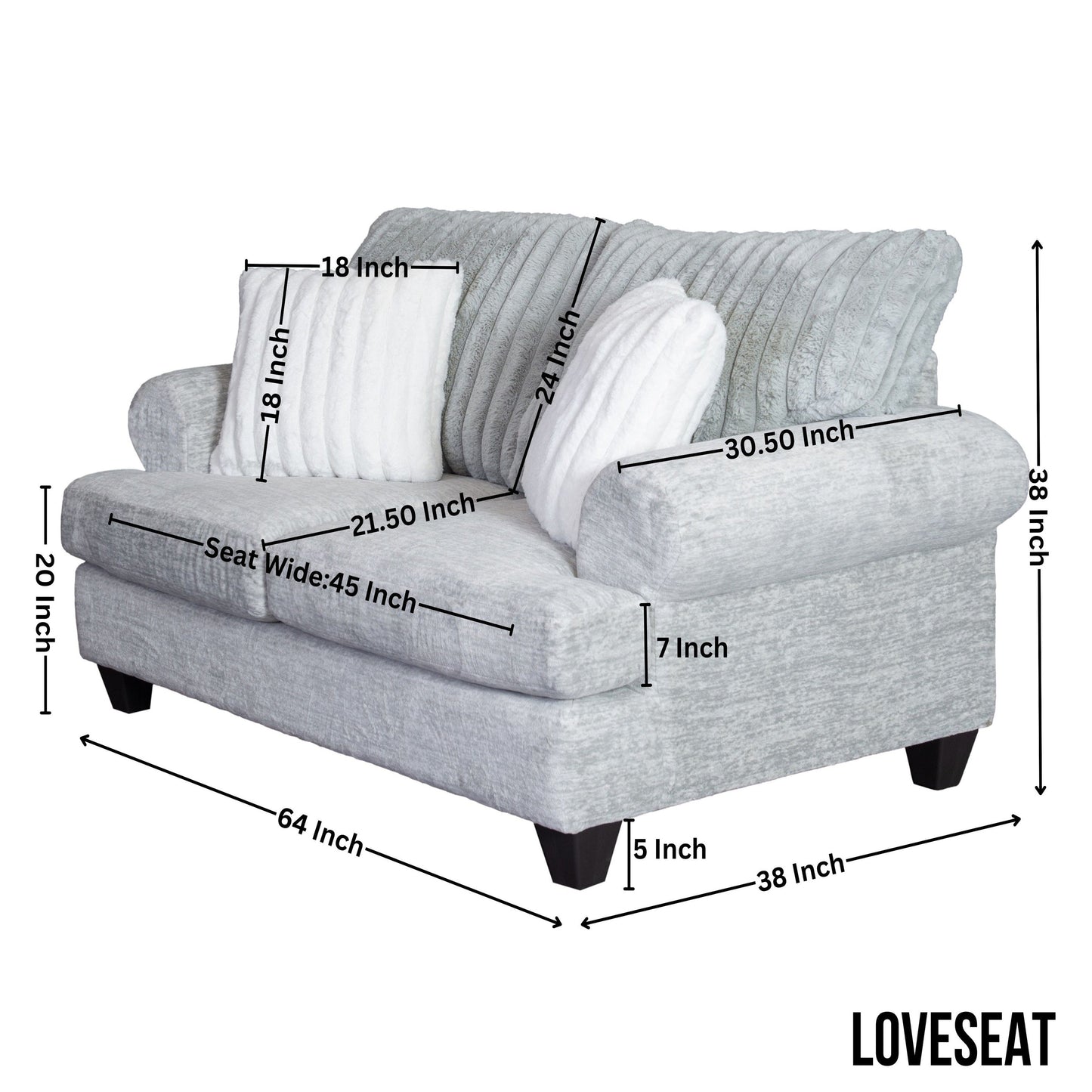 Oasis Living Room Collection, Sofa and Loveseat, Galactic Oyster