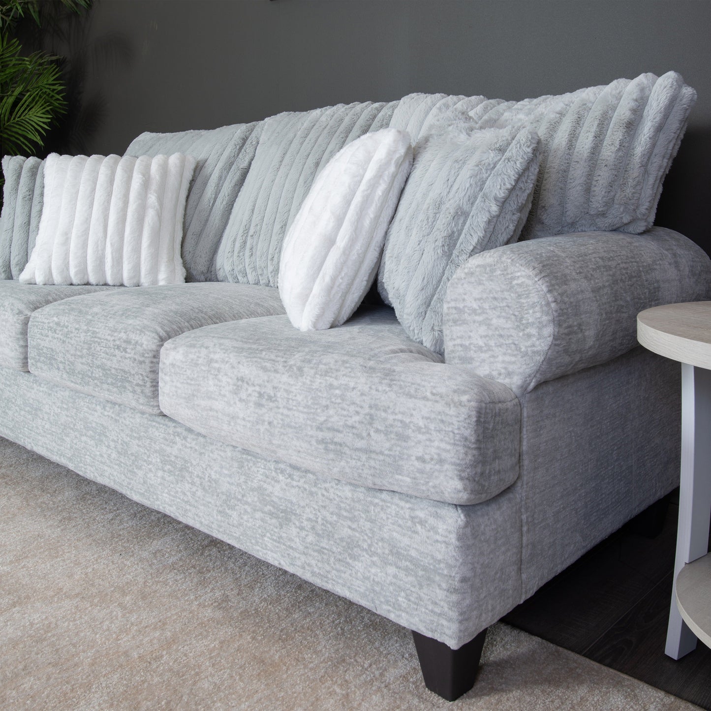 Oasis Living Room Collection, Sofa and Loveseat, Galactic Oyster