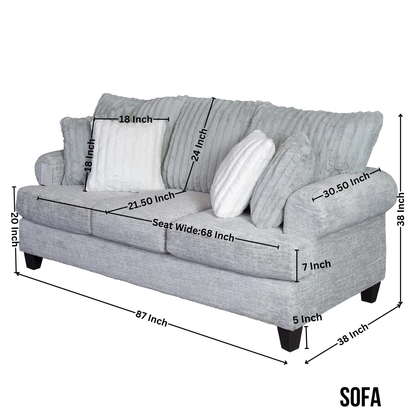 Oasis Living Room Collection, Sofa and Loveseat, Galactic Oyster