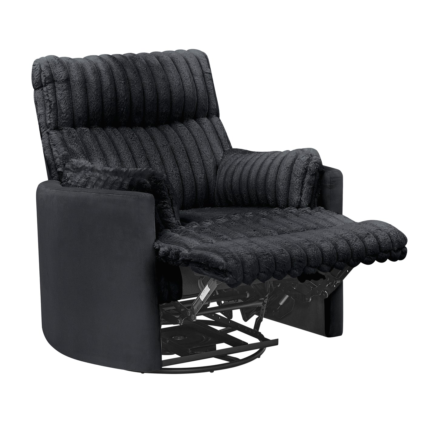 Roundhill Furniture Bocaton Wide Wale Corduroy Upholstery Manual Recliner