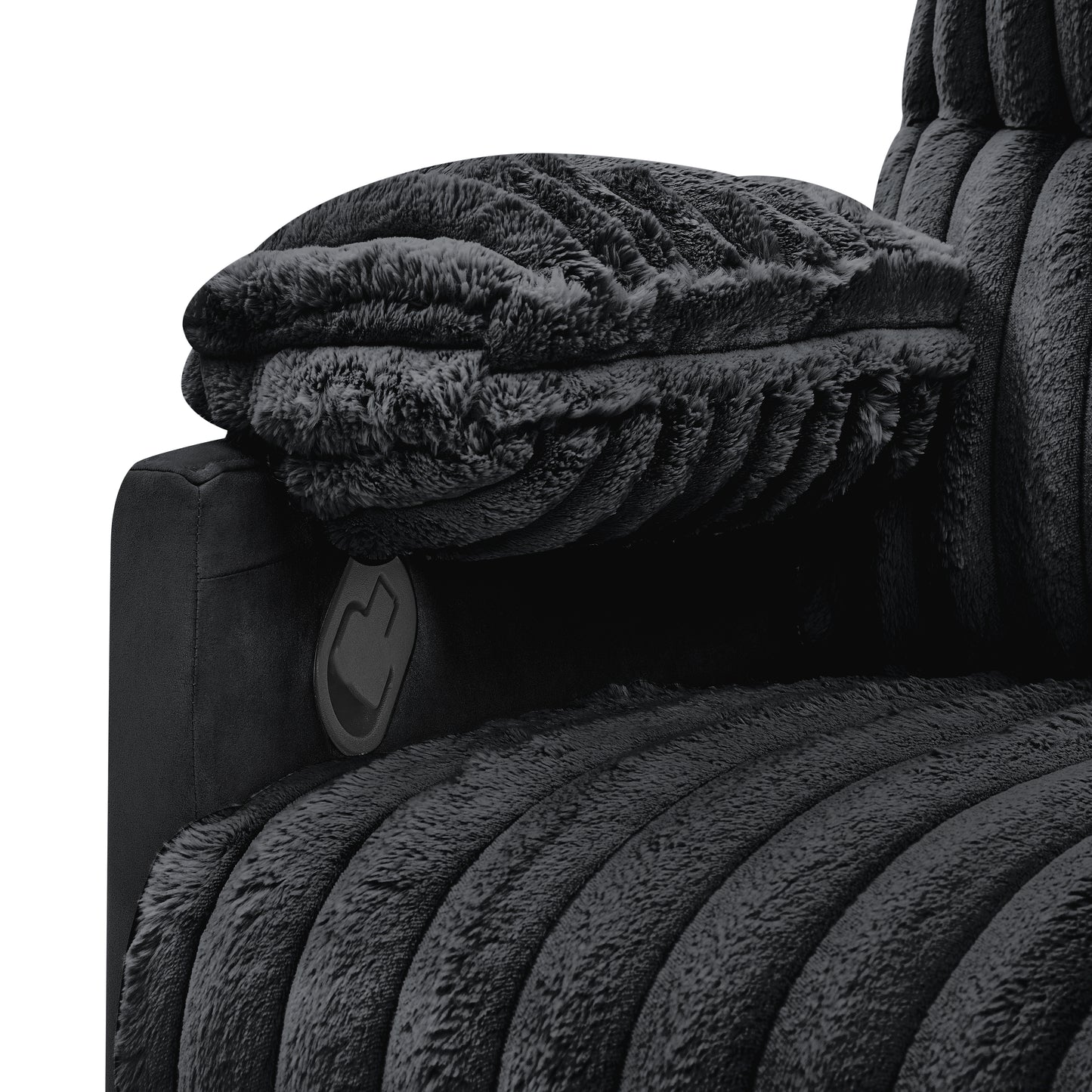 Roundhill Furniture Bocaton Wide Wale Corduroy Upholstery Manual Recliner