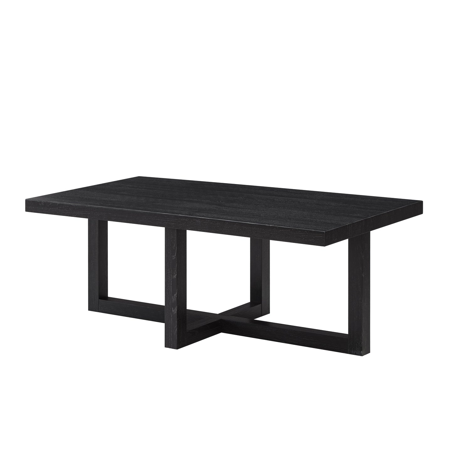 Roundhill Furniture Luno 3-Piece Coffee Table Set, Coffee Table and Two End Tables
