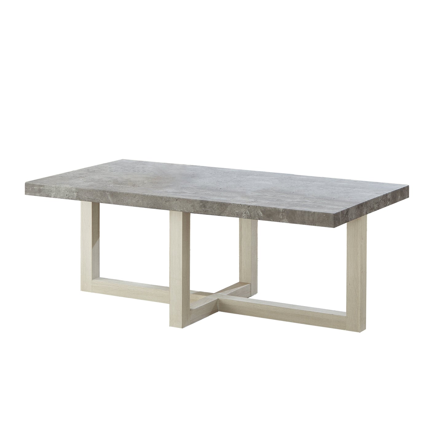 Roundhill Furniture Luno 3-Piece Coffee Table Set, Coffee Table and Two End Tables