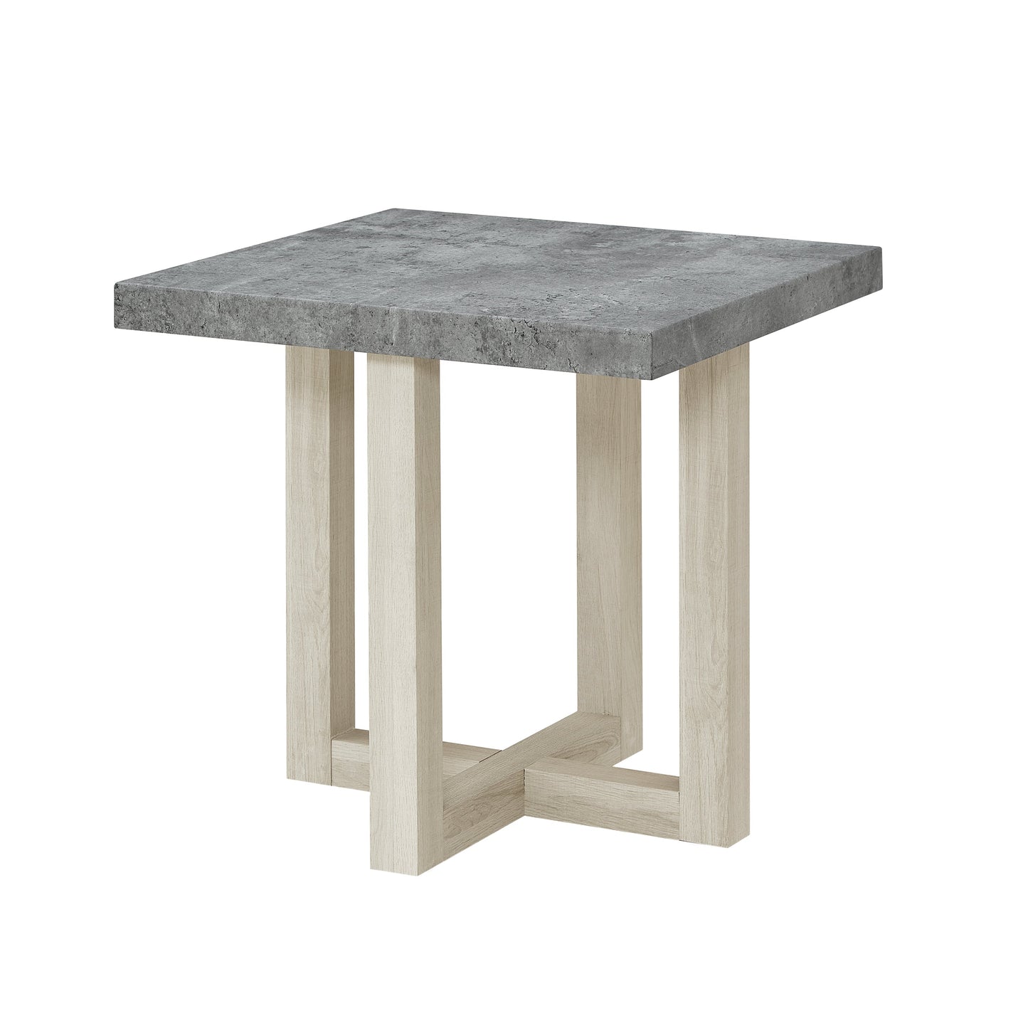Roundhill Furniture Luno 3-Piece Coffee Table Set, Coffee Table and Two End Tables