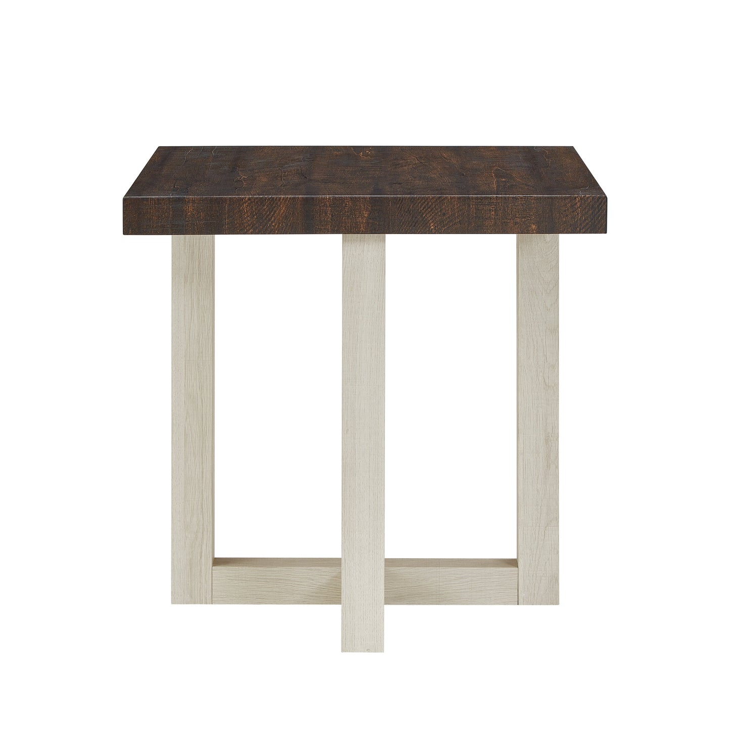 Roundhill Furniture Luno 3-Piece Coffee Table Set, Coffee Table and Two End Tables