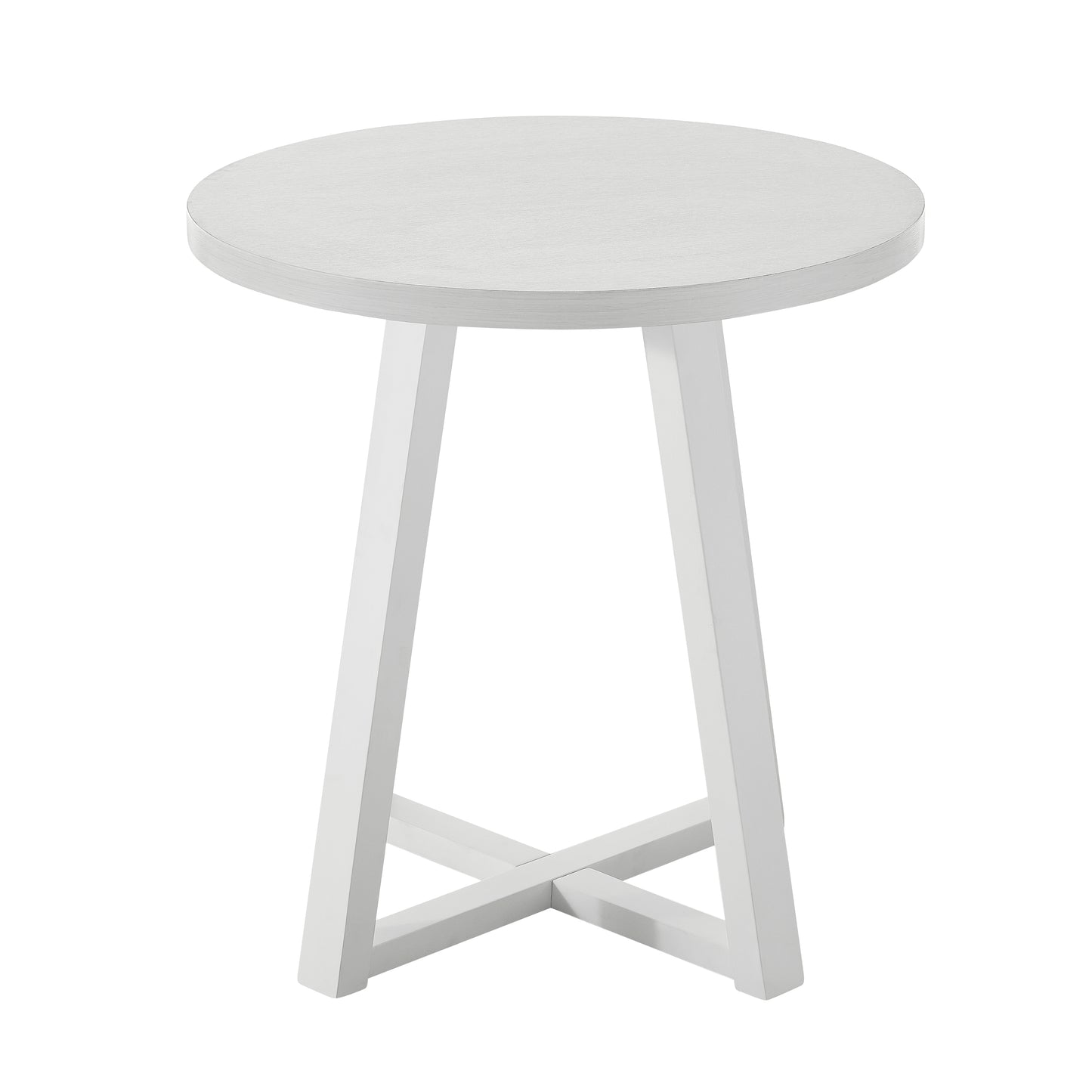 Roundhill Furniture Modern Harmony Wood Oval End Table