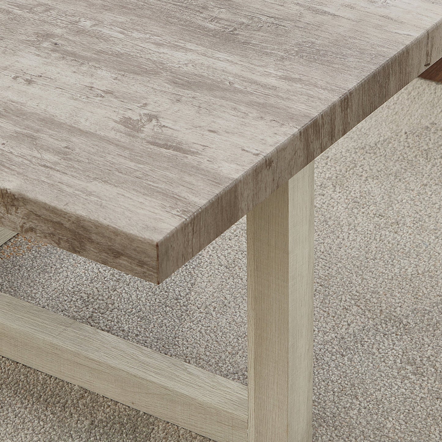 Roundhill Furniture Luno Contemporary End Table