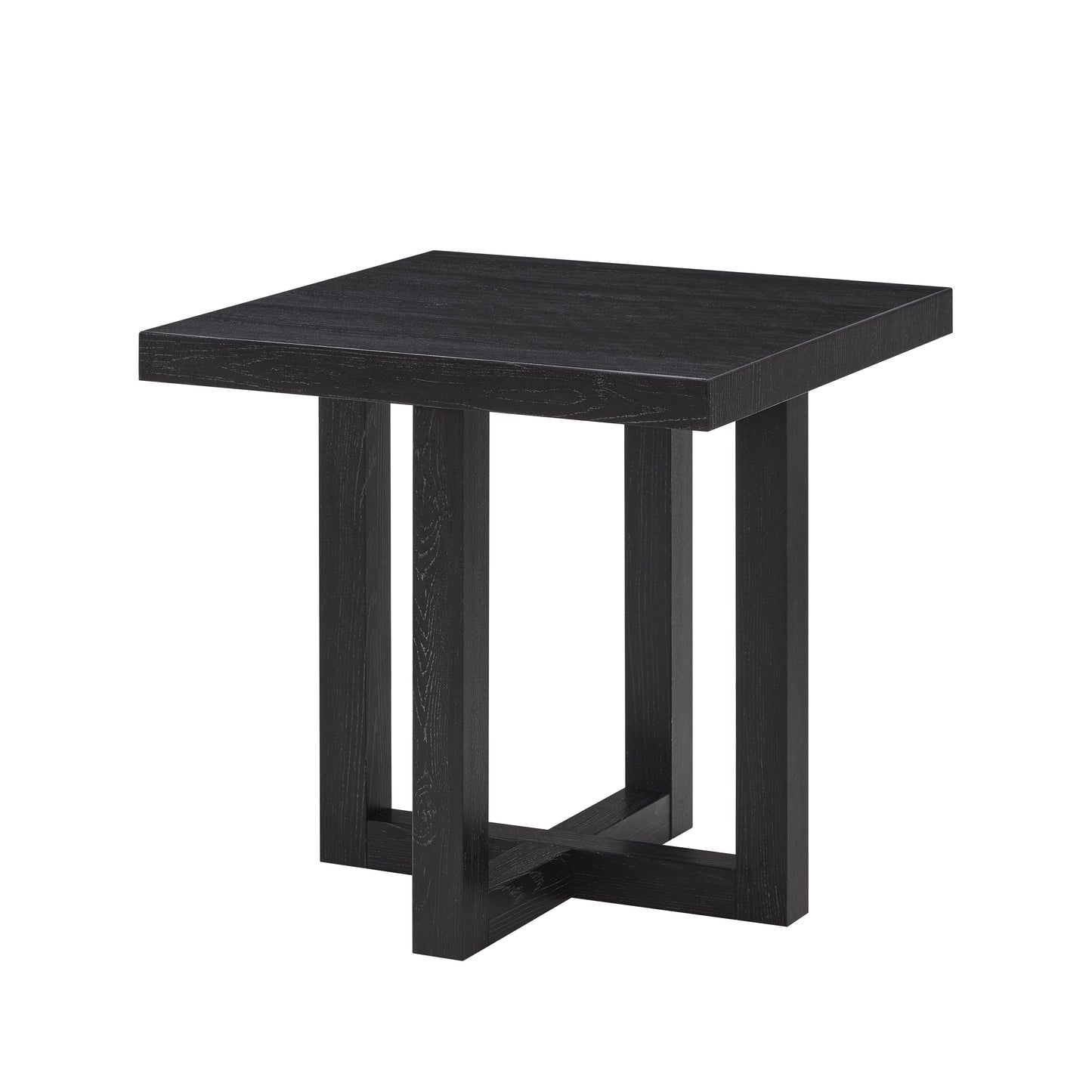 Roundhill Furniture Luno 3-Piece Coffee Table Set, Coffee Table and Two End Tables