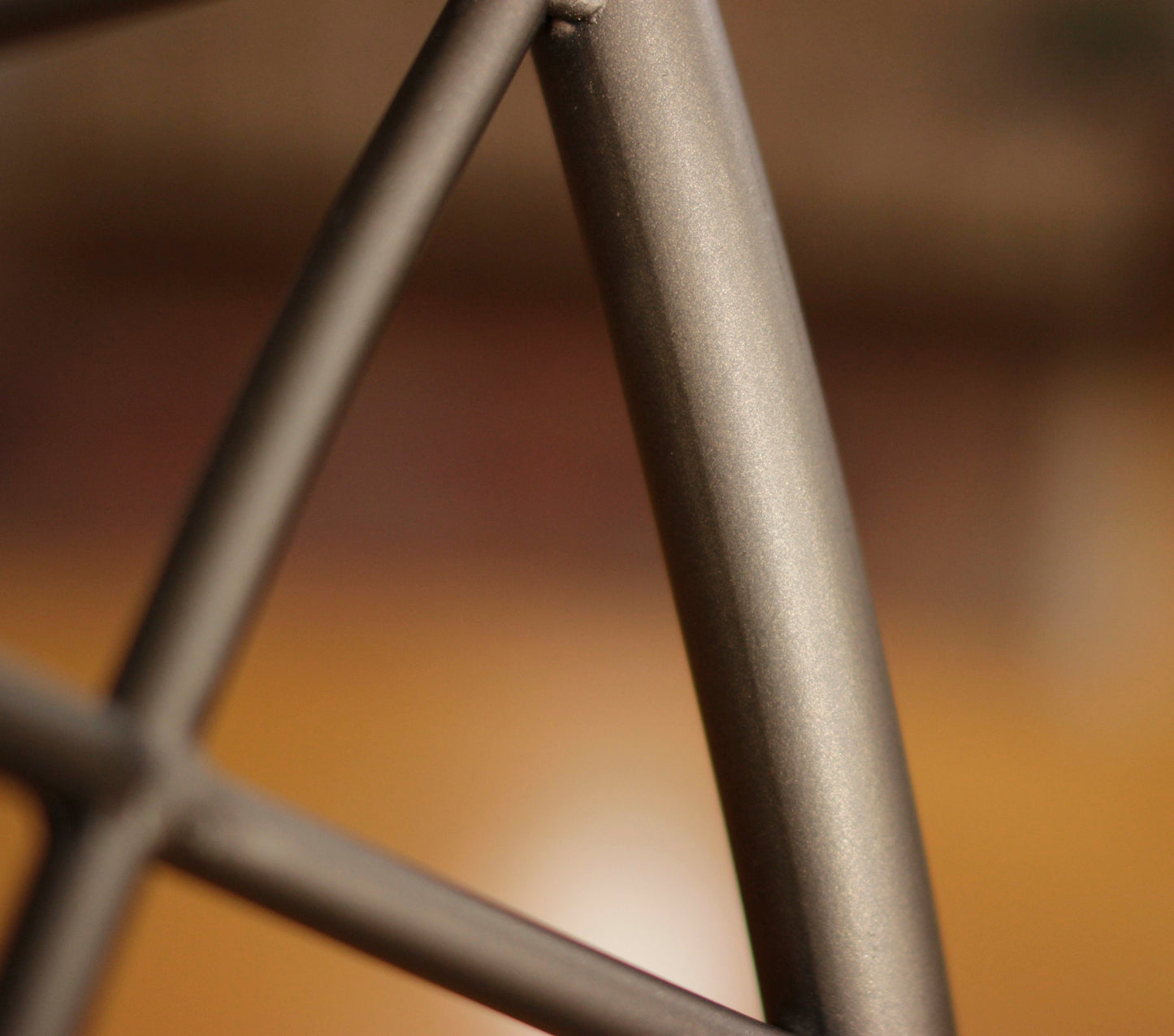 Halfy Round Seat Bar/Counter Height Adjustable Metal Brown Bar Stool