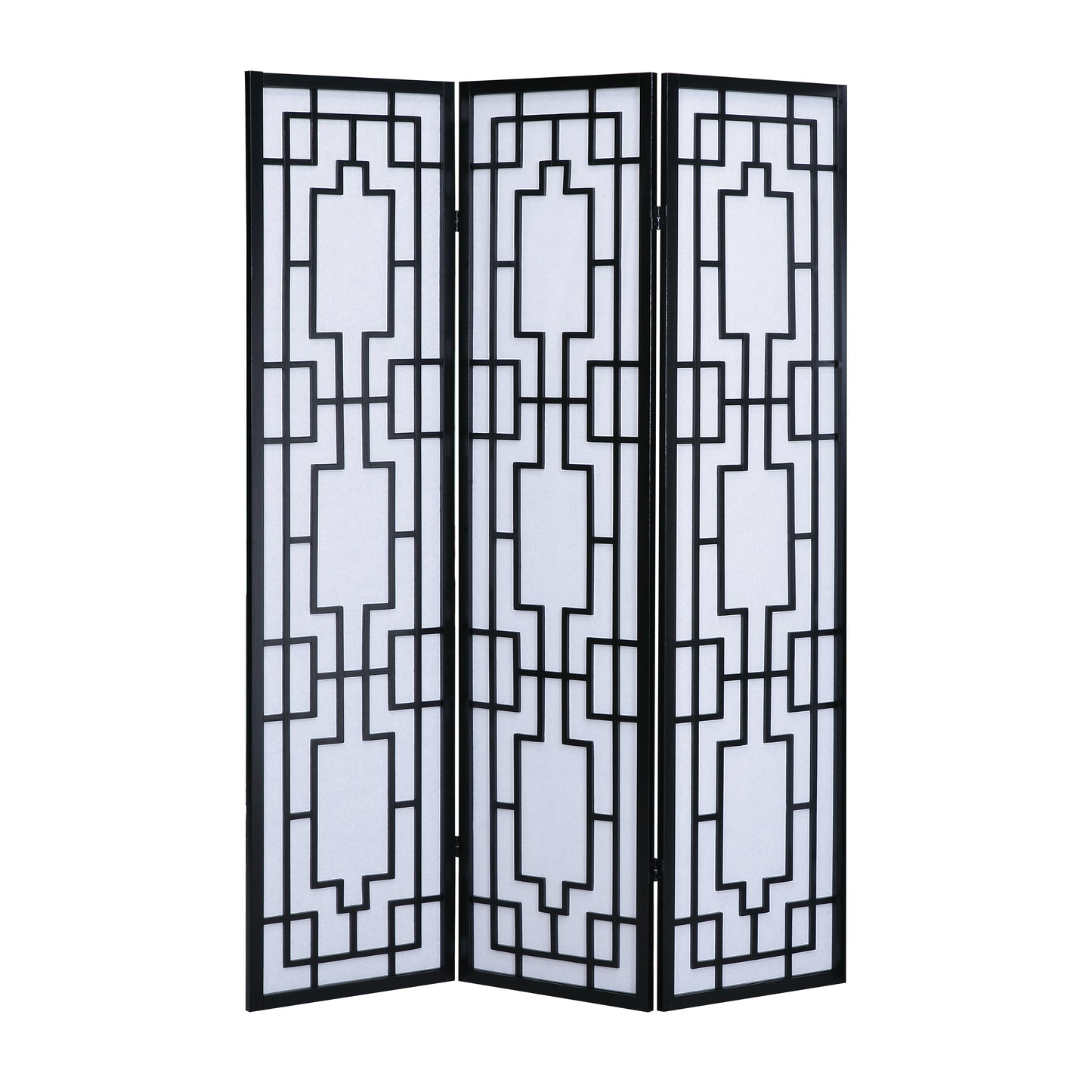 Roundhill Furniture Sudoku 3 Panel Room Divider Screen