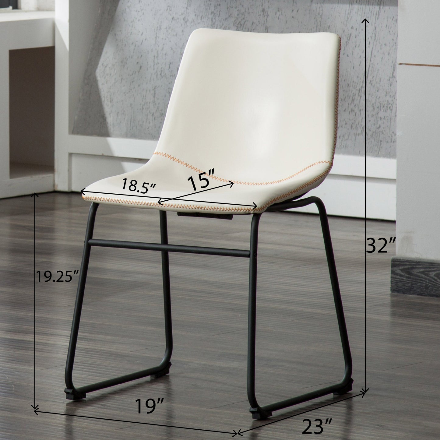 Roundhill Furniture Varna Round Dining Set, Trestle Dining Table with 4 Stylish Chairs, 5-Piece