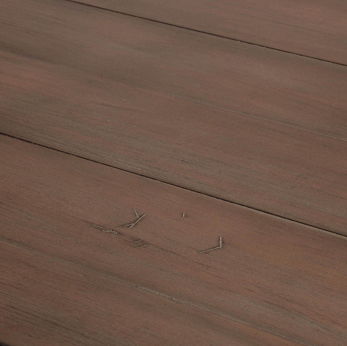 Arch Weathered Oak Round Dining Table with Pedastal Base