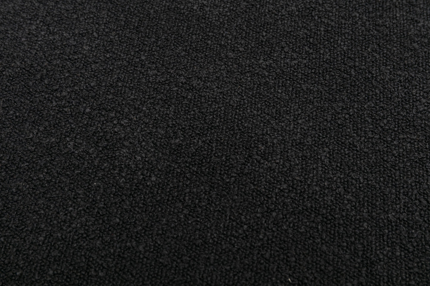 Boucle Fabric Footstool Bedroom Bench Shoe Bench With Gold Metal Legs, Black