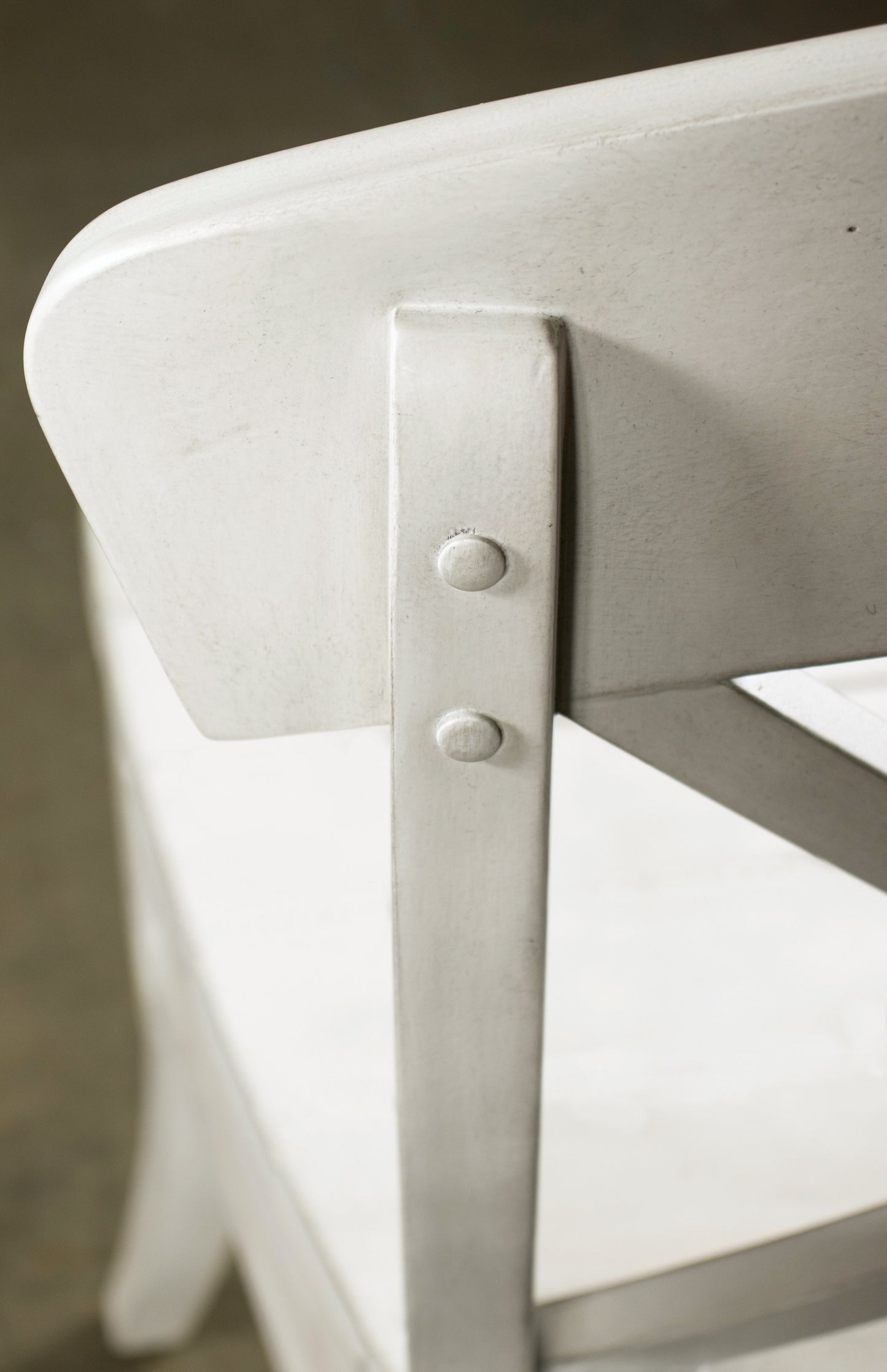 Roundhill Furniture Harola Cross-back Dining Side Chairs, Smoky White Finish, Set of 2