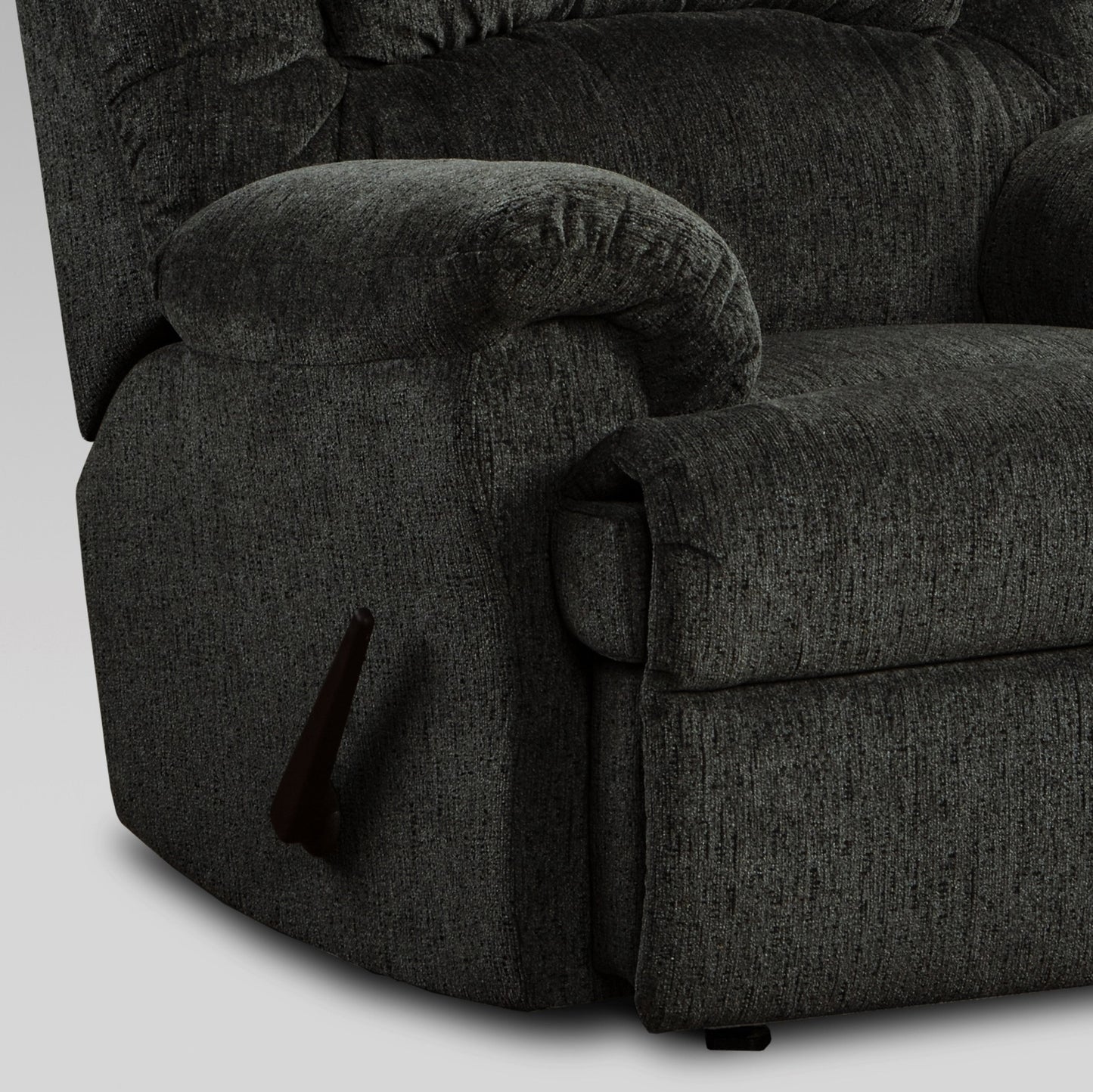 Dual Reclining Microfiber Reclining Chair, Allure Grey