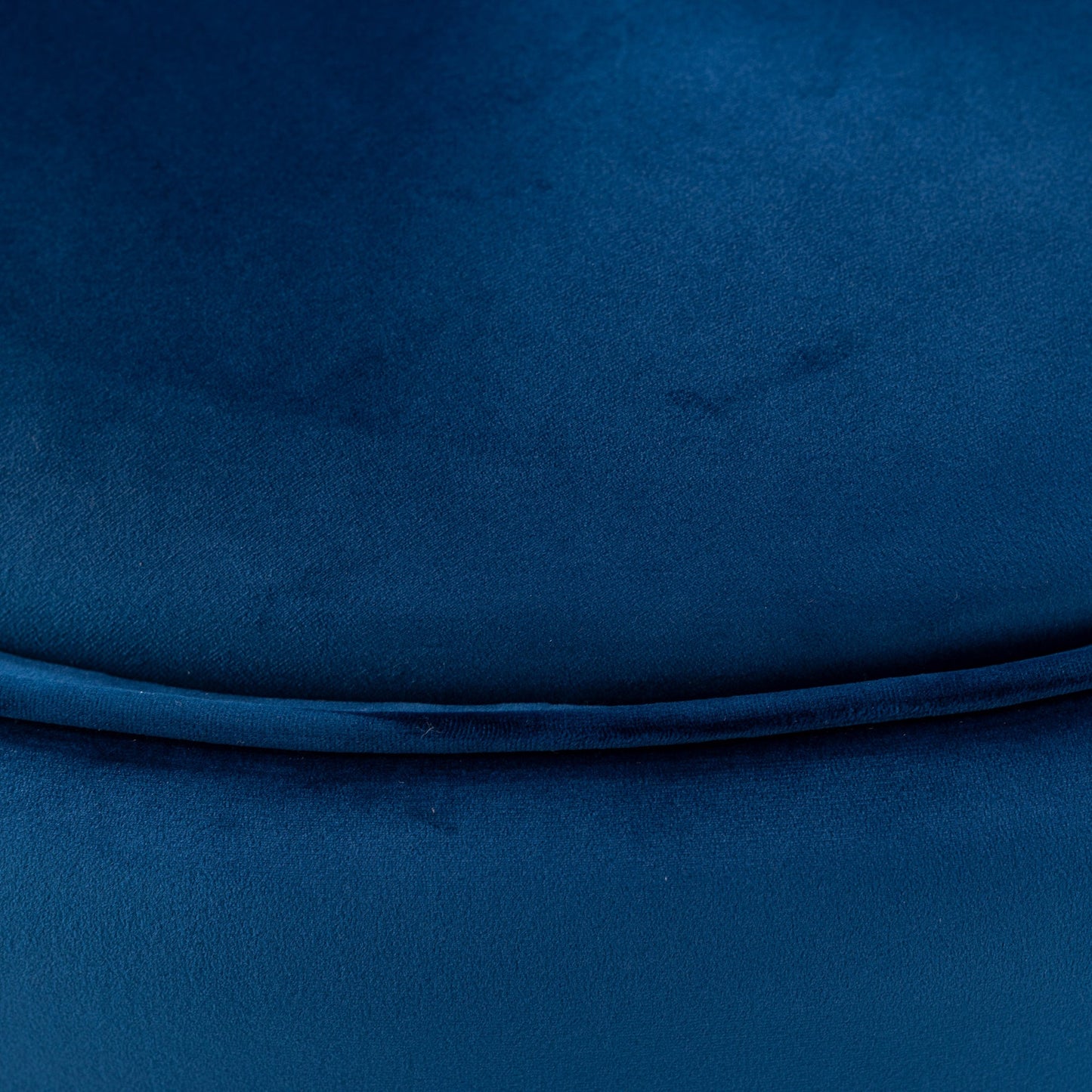 360 Degree Swivel Velvet Accent Chair, Barrel Chair Over-Sized Soft Chair with Seat Cushion, Blue