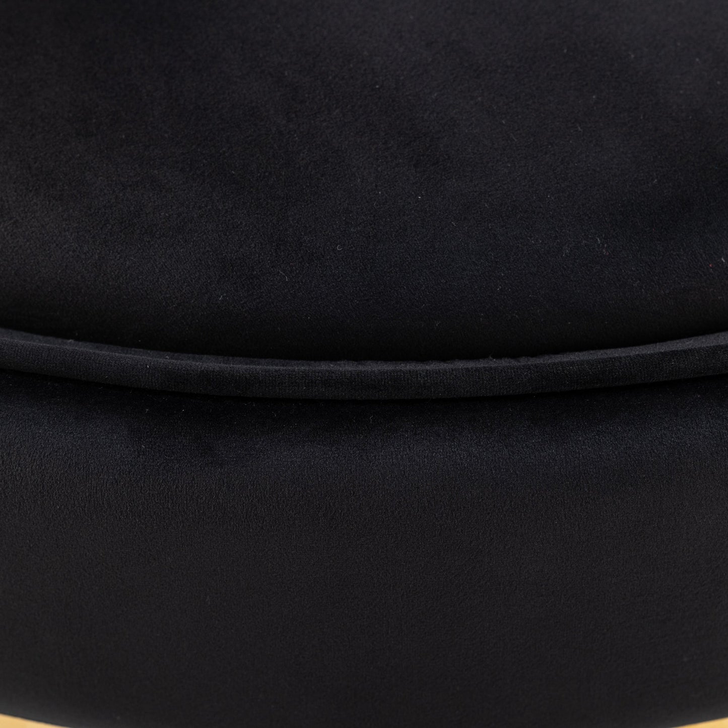 360 Degree Swivel Velvet Accent Chair, Barrel Chair Over-Sized Soft Chair with Seat Cushion, Black