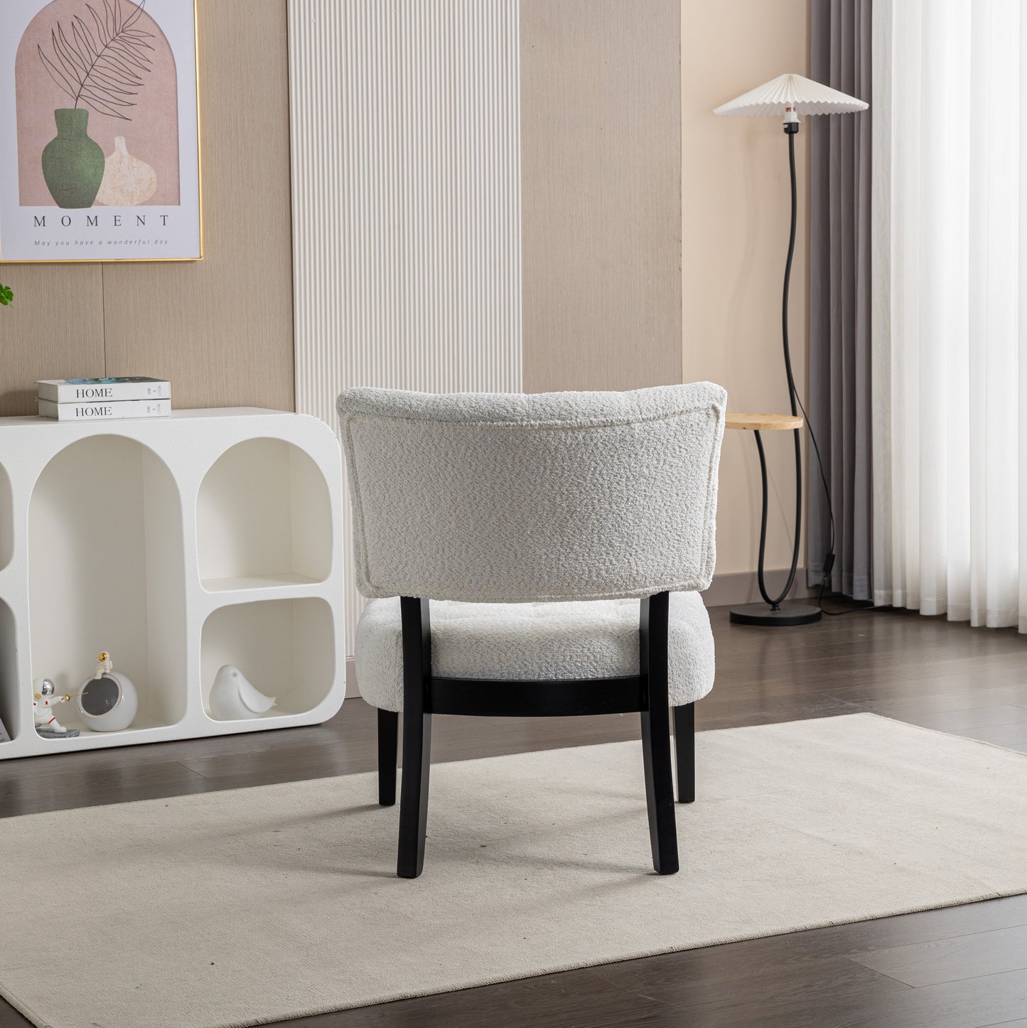 Roundhill Furniture Tufted Accent Chair with Oversized Seating