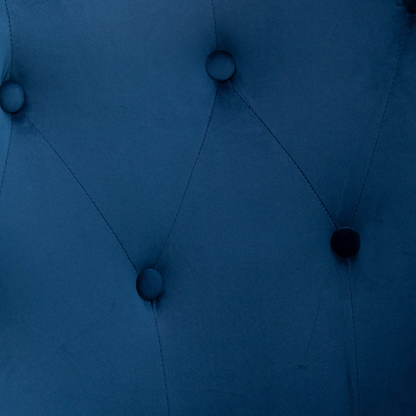 Roundhill Furniture Sovarol Velvet Button-Tufted Wing Back Accent Chair, Blue