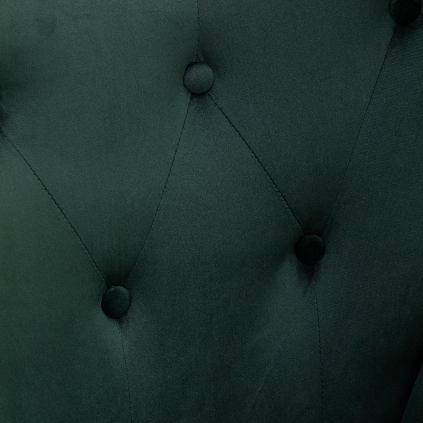 Roundhill Furniture Sovarol Velvet Button-Tufted Wing Back Accent Chair, Green