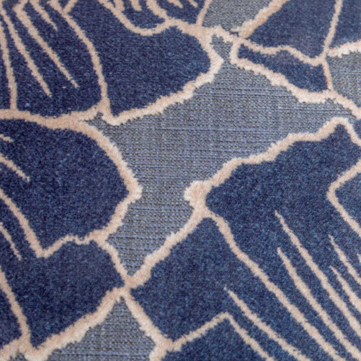 Capa Print Fabric Armless Contemporary Accent Chair