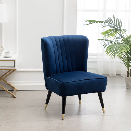 Roundhill Furniture Elon Contemporary Velvet Upholstered Accent Chair